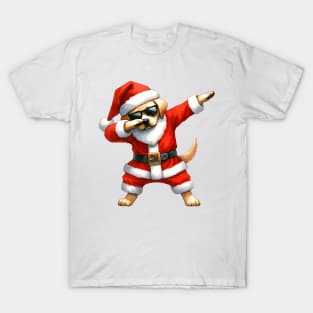 Christmas Labrador Retriever Dog Dabbing Dance T-Shirt